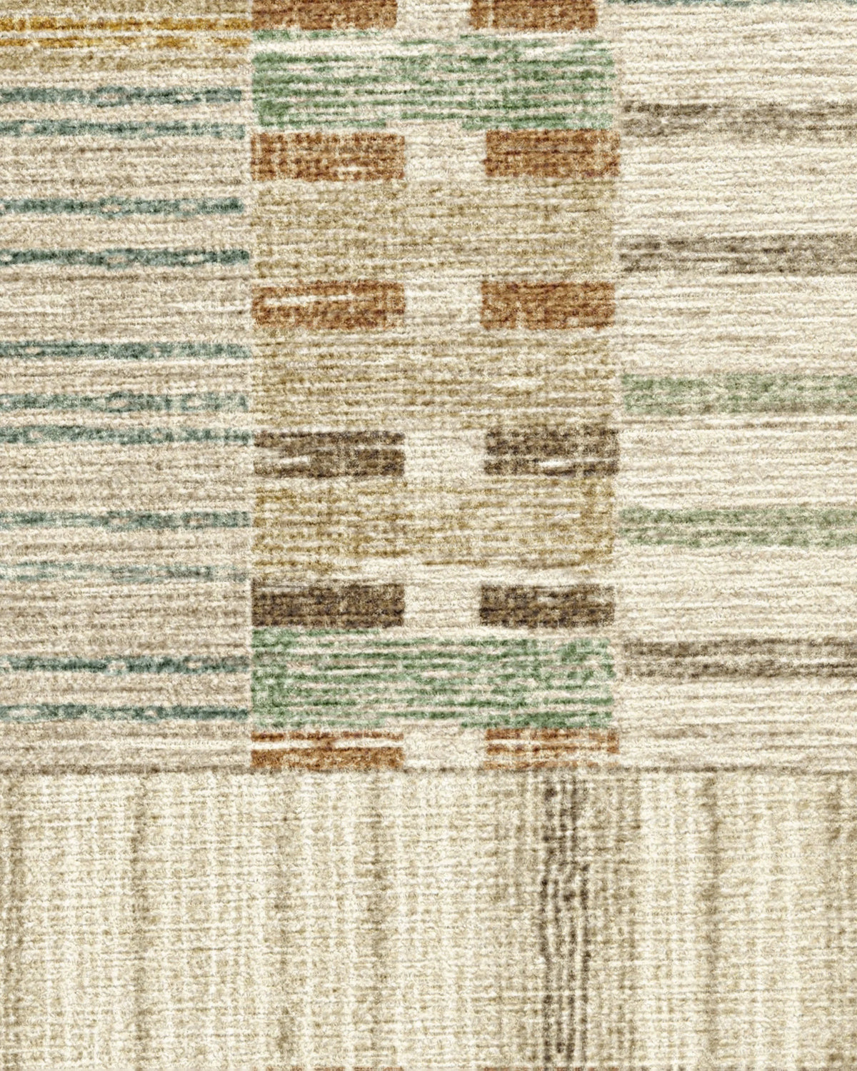 Selene Neutral Multicolor Flatwoven Rug by Architectural Digest