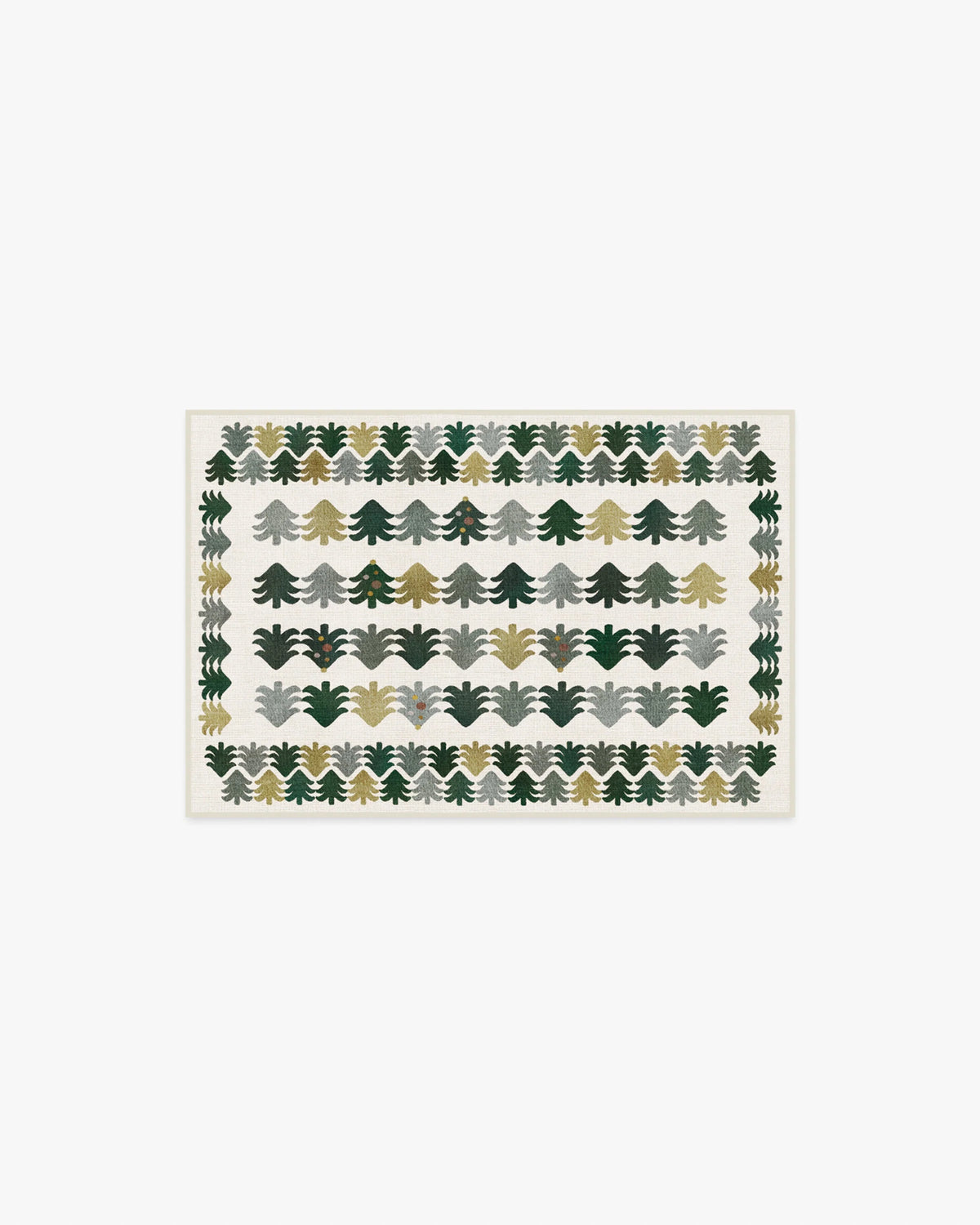 Festive Forest Green Rug