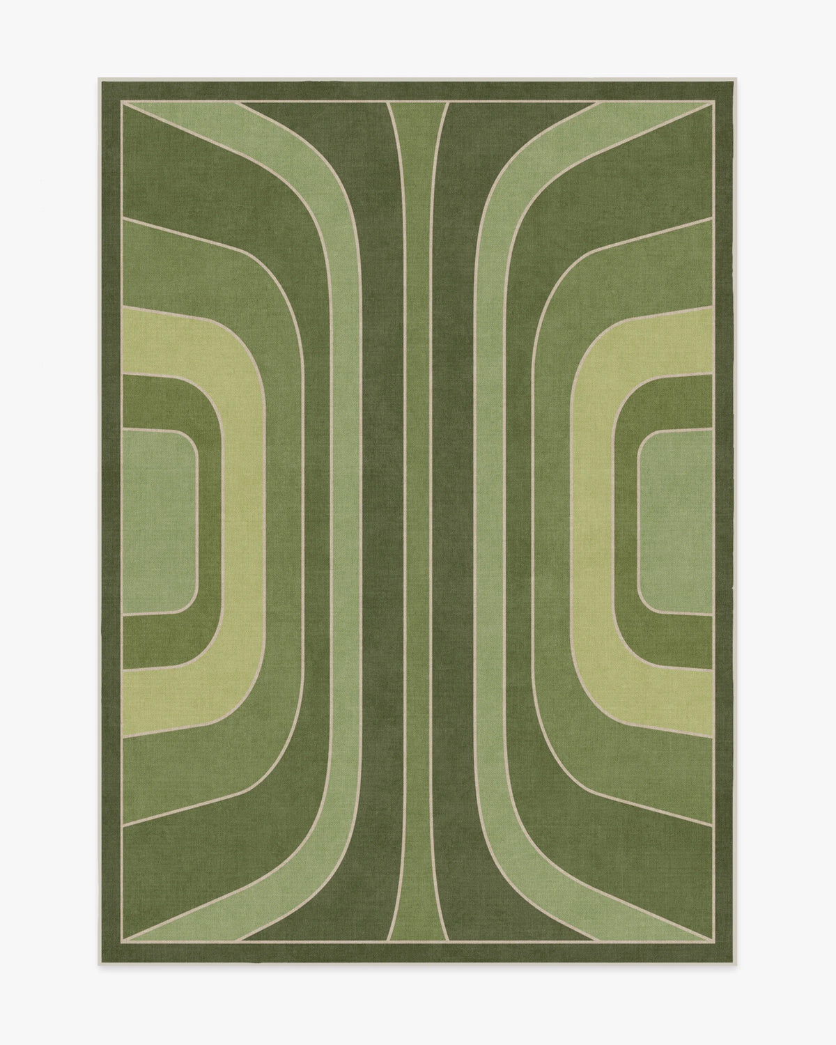 Paradox Green Rug by Jonathan Adler