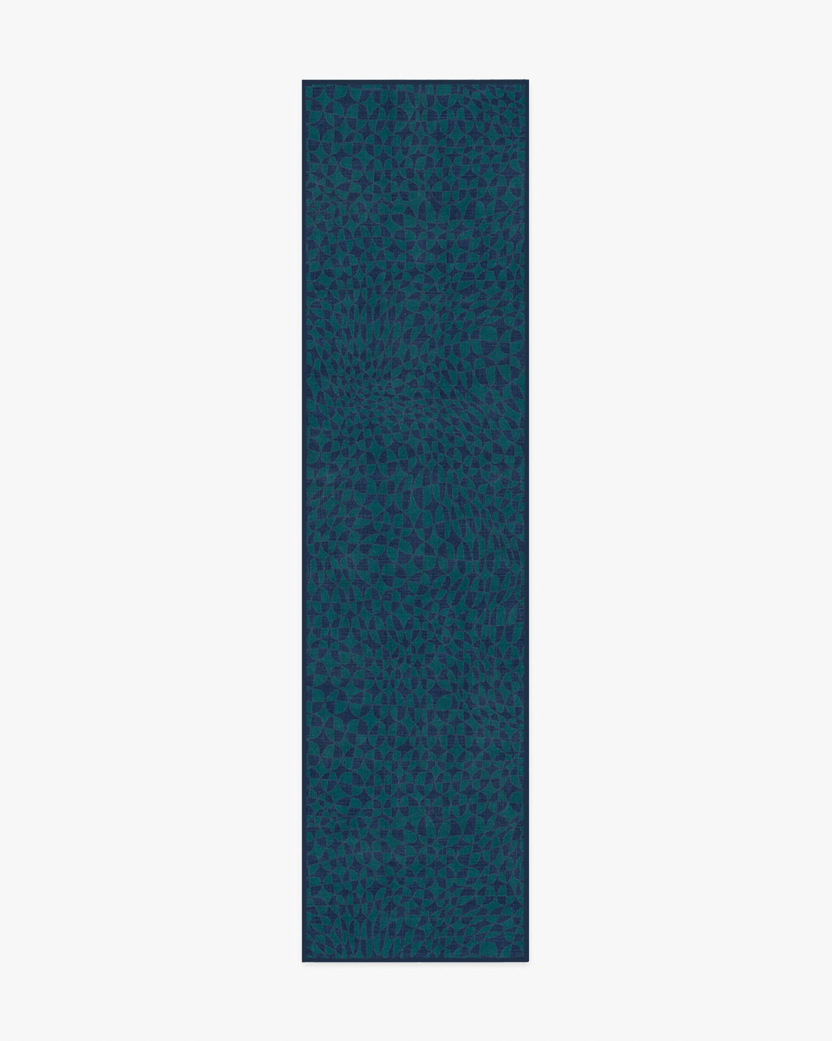 Oscar Navy Flatwoven Rug by Jonathan Adler