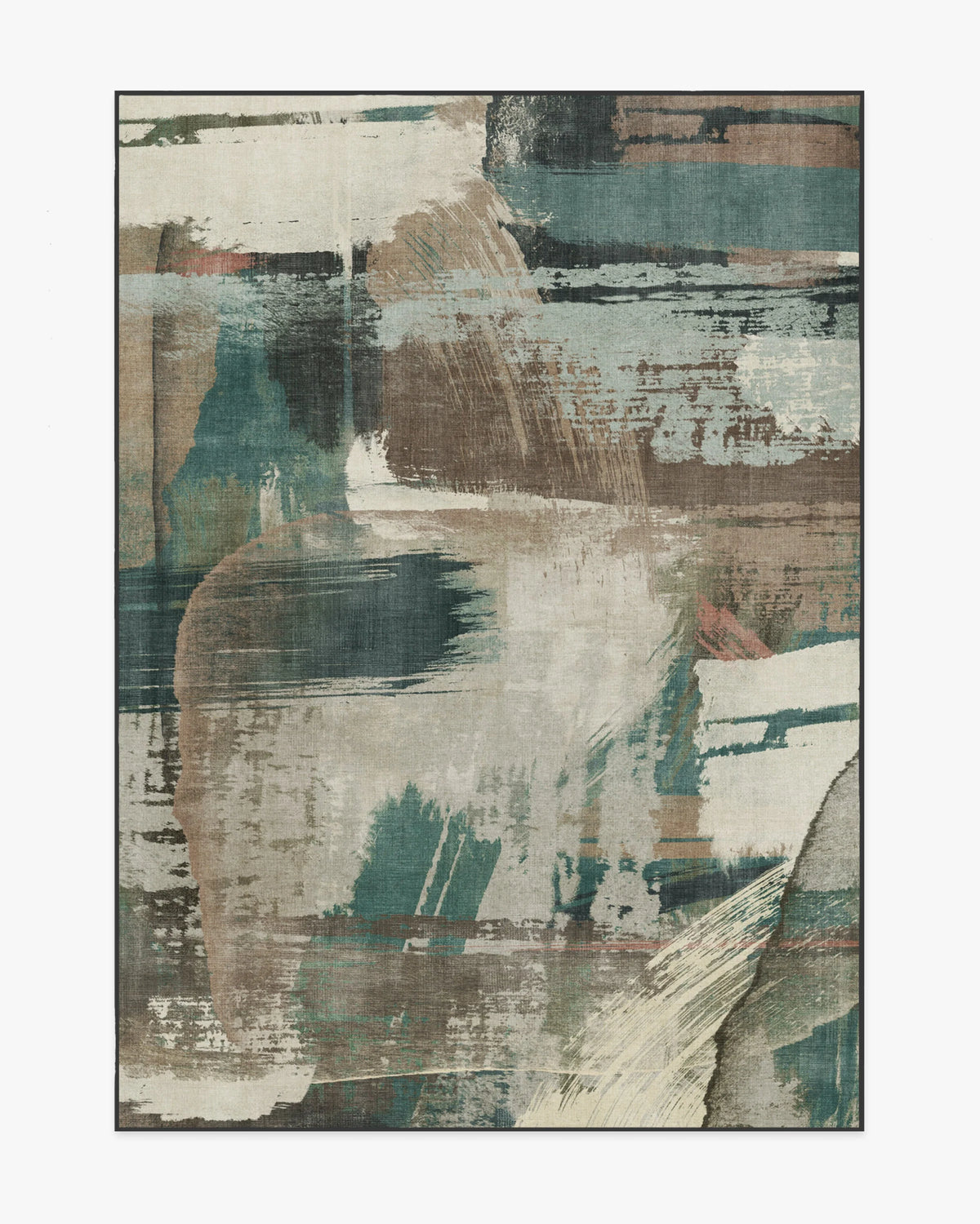 Dresden Shadow Multicolor Flatwoven Rug by Architectural Digest