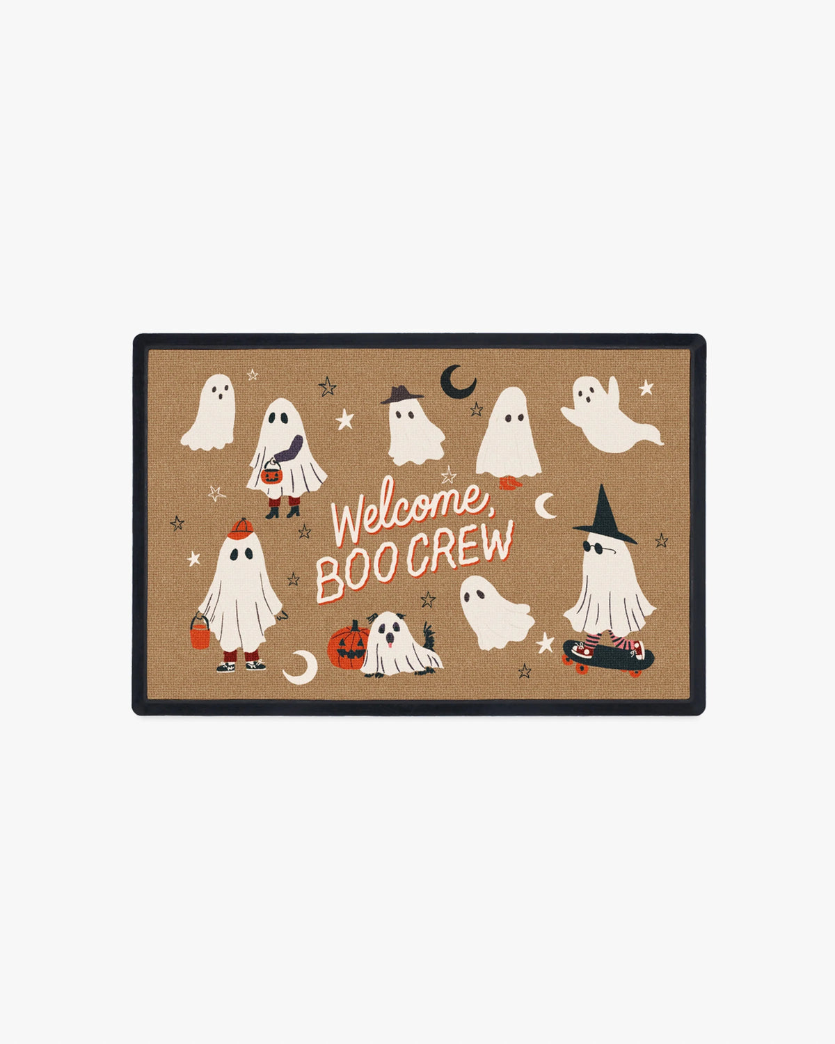 Welcome Boo Crew Coir Doormat
