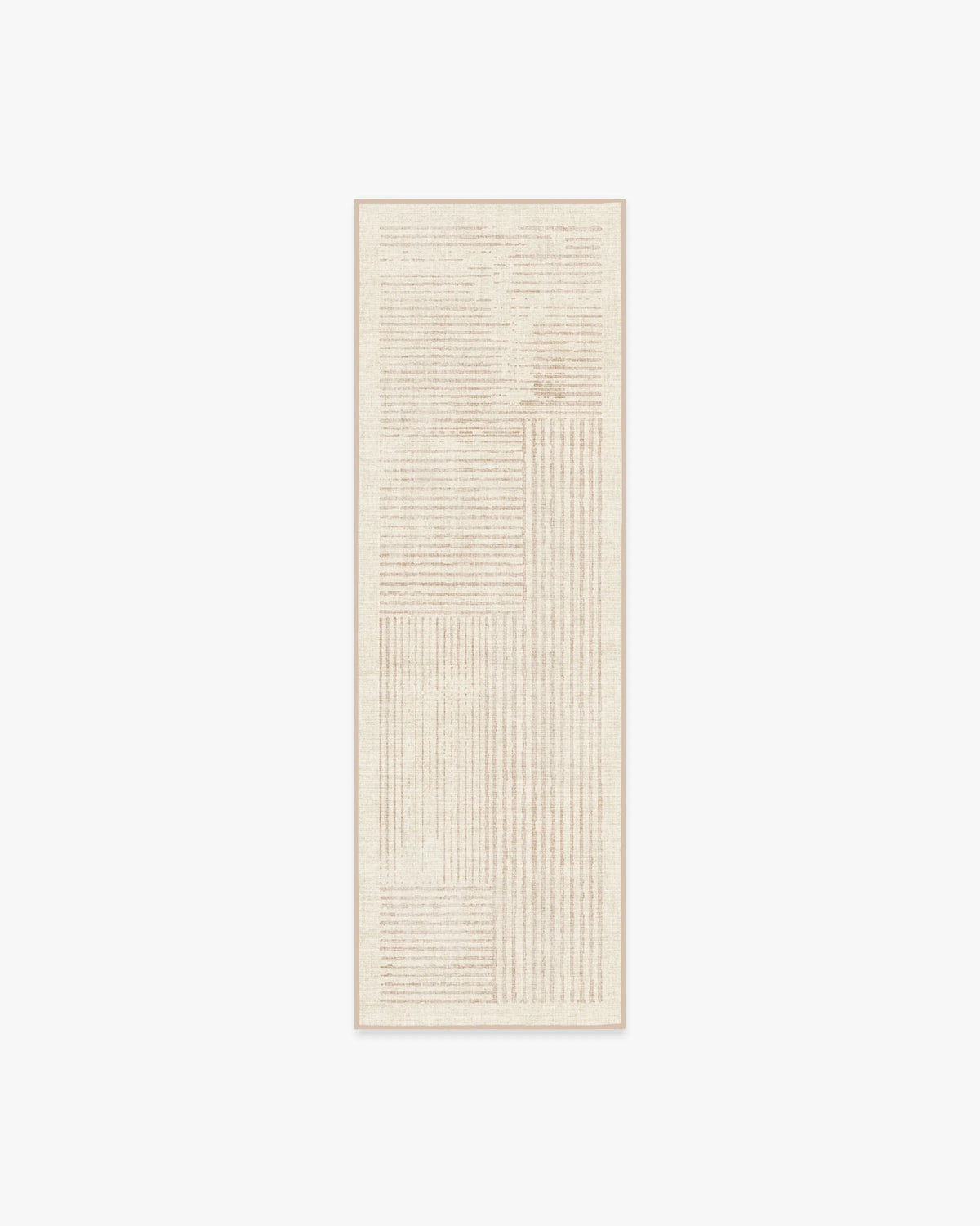 Linear Oasis Neutral Rug