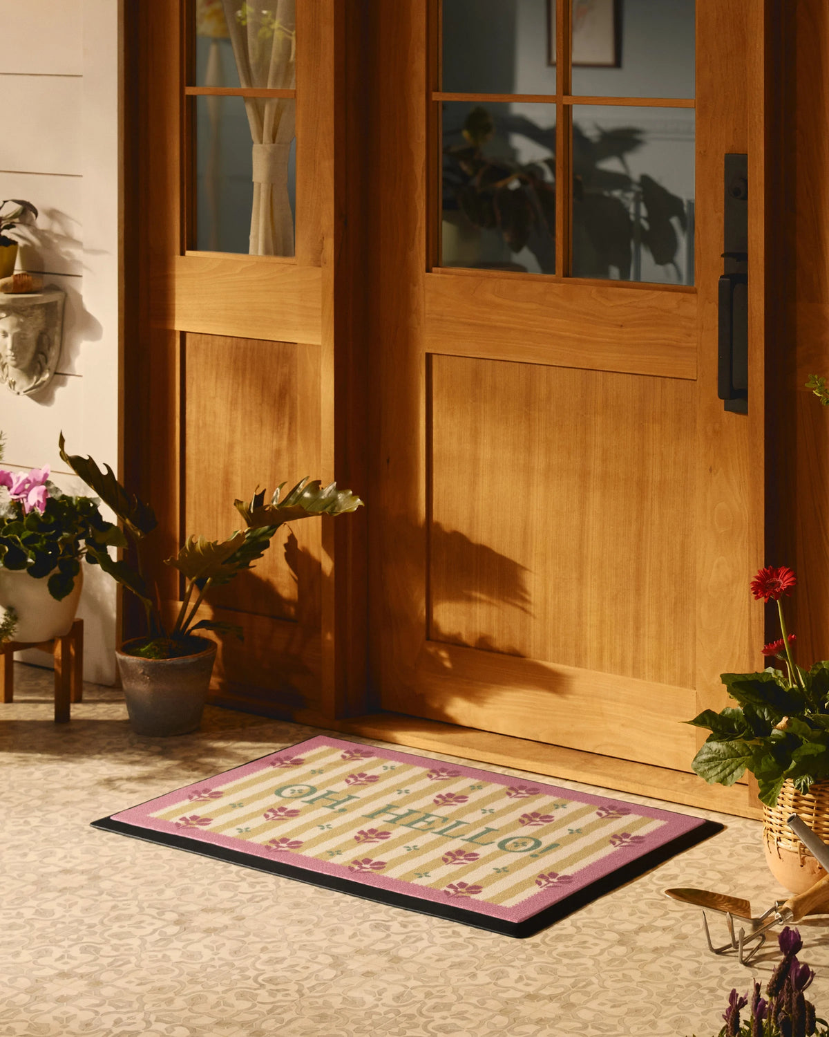 Vida Rose Doormat by Anthropologie