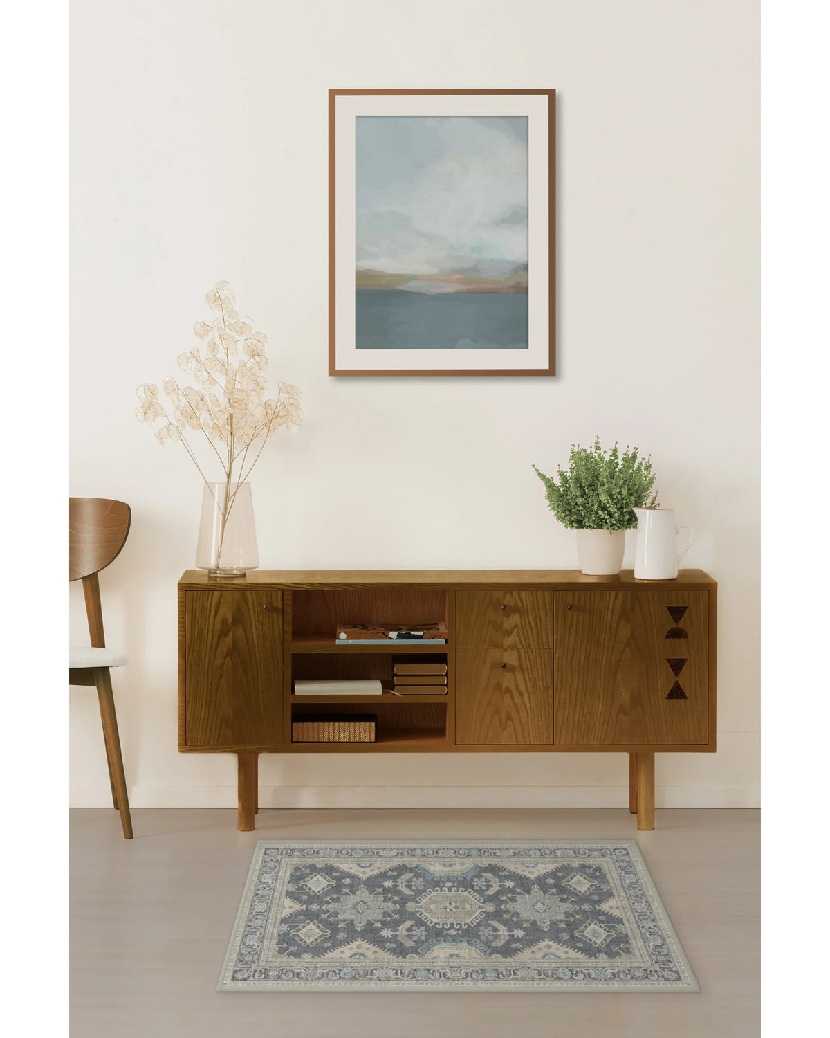 Cambria Abalone Flatwoven Rug
