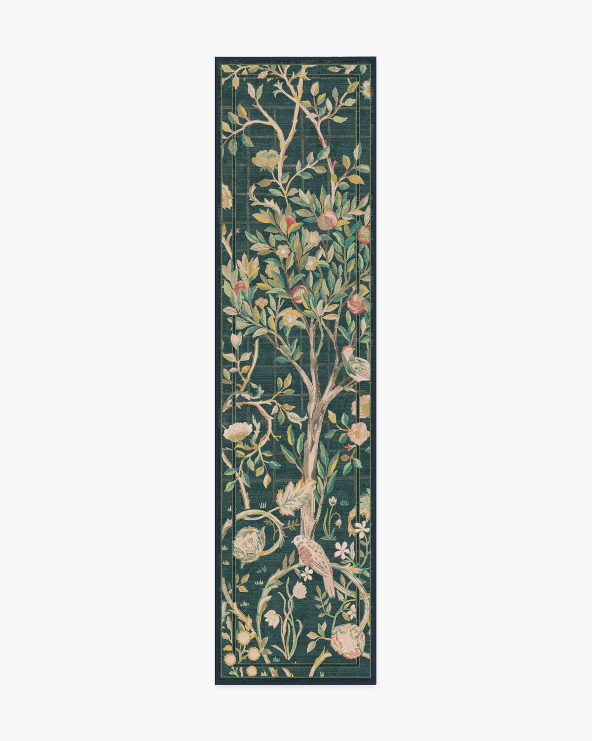Melsetter Teal Green Flatwoven Rug by Morris & Co.
