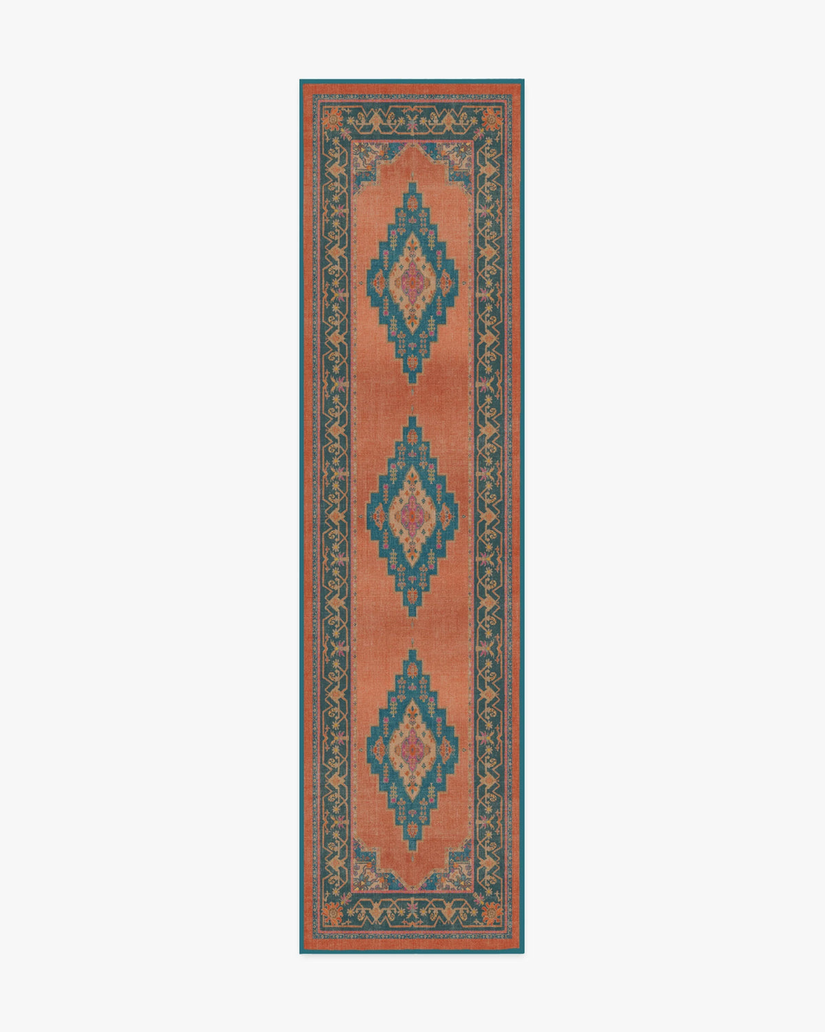 Sunset Bazaar Tropic Coral Rug by Matthew Williamson