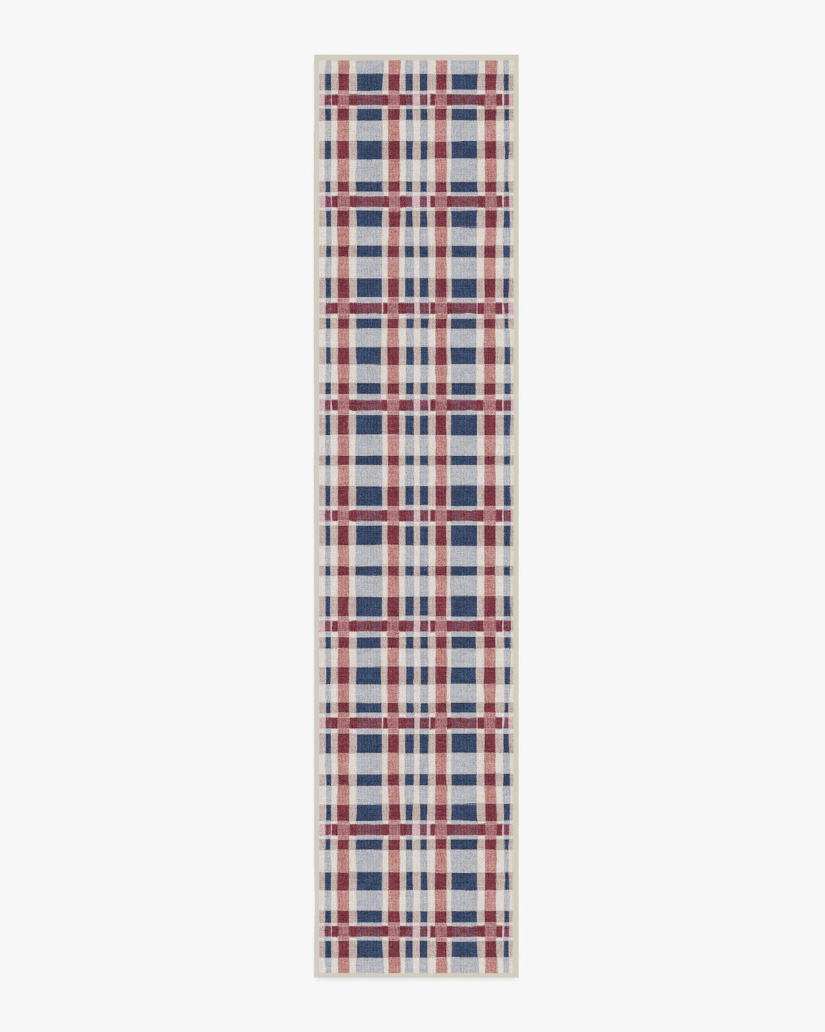 Finn Red & Blue Flatwoven Rug
