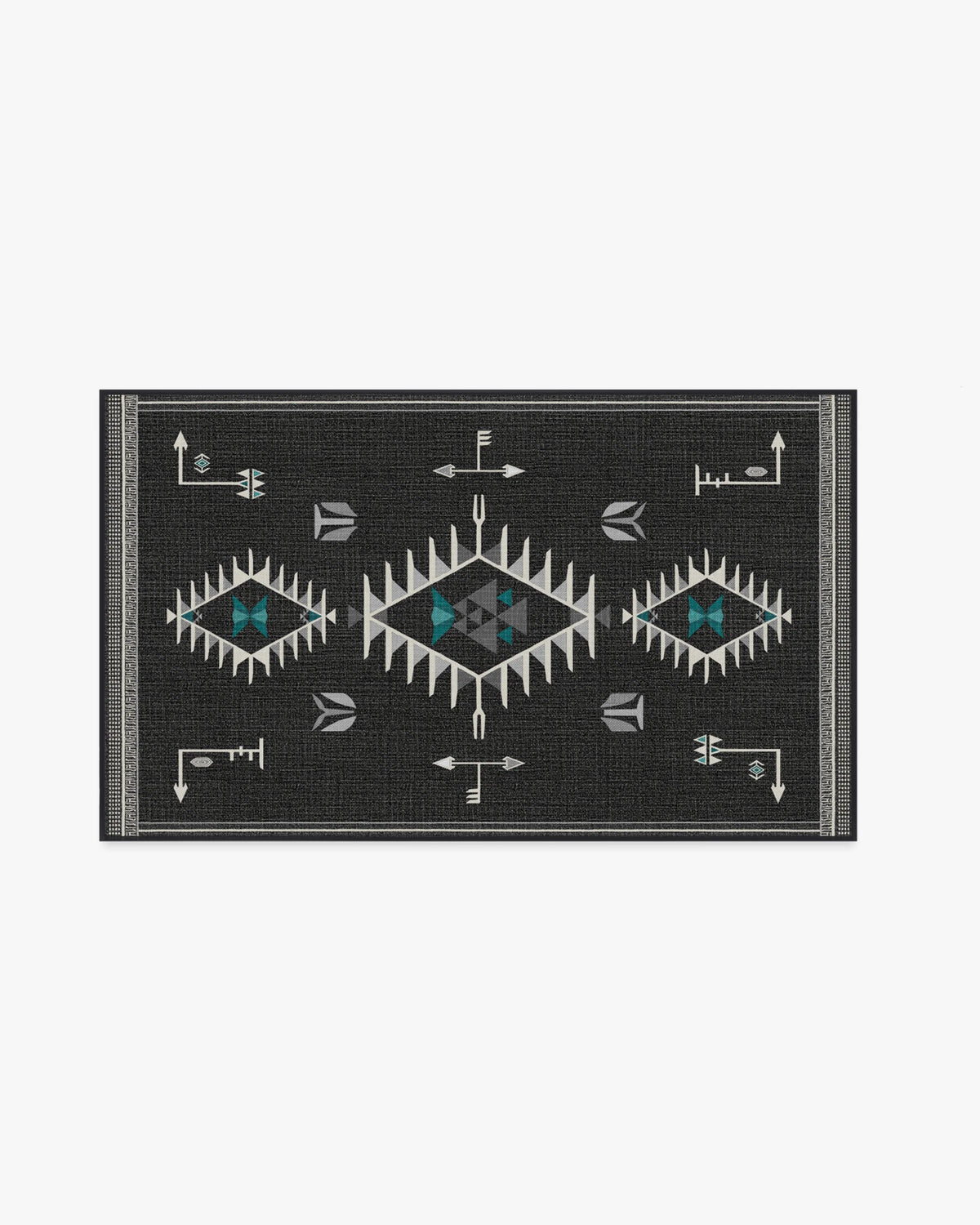 The Child Charcoal Flatwoven Rug