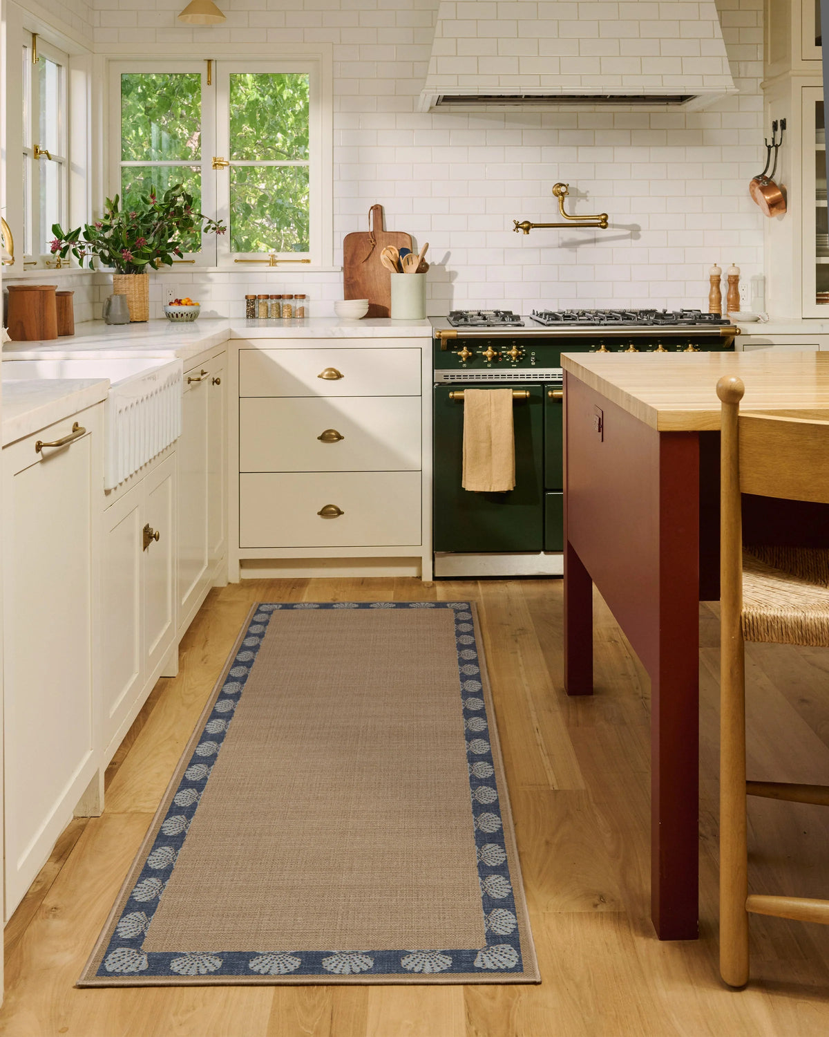 Shelley Slate Blue & Natural Re-Jute Rug
