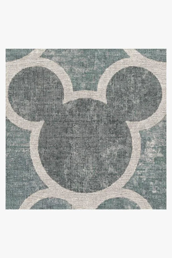 Mickey Trellis Slate Flatwoven Rug