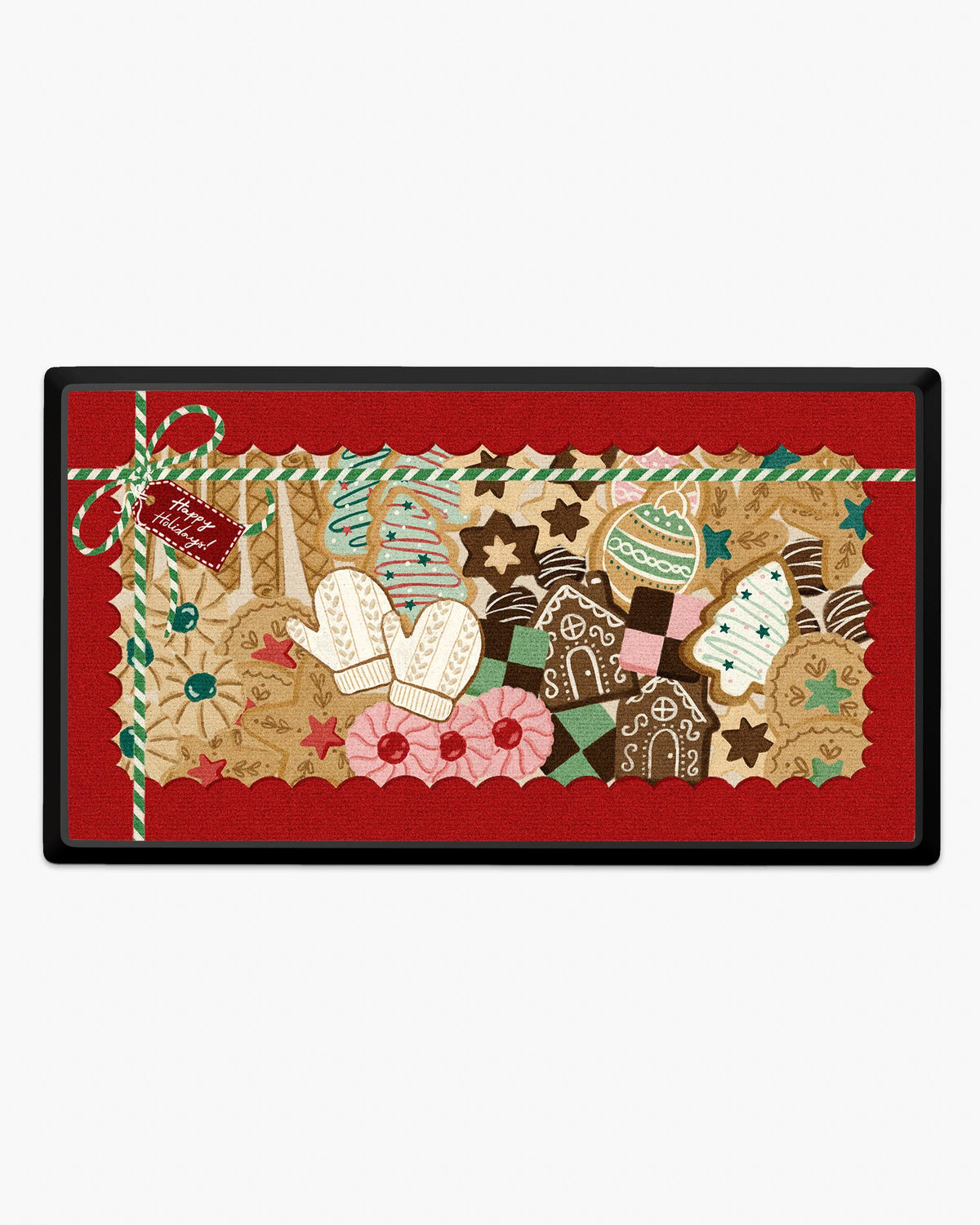 Cookie Delivery Red Large Doormat