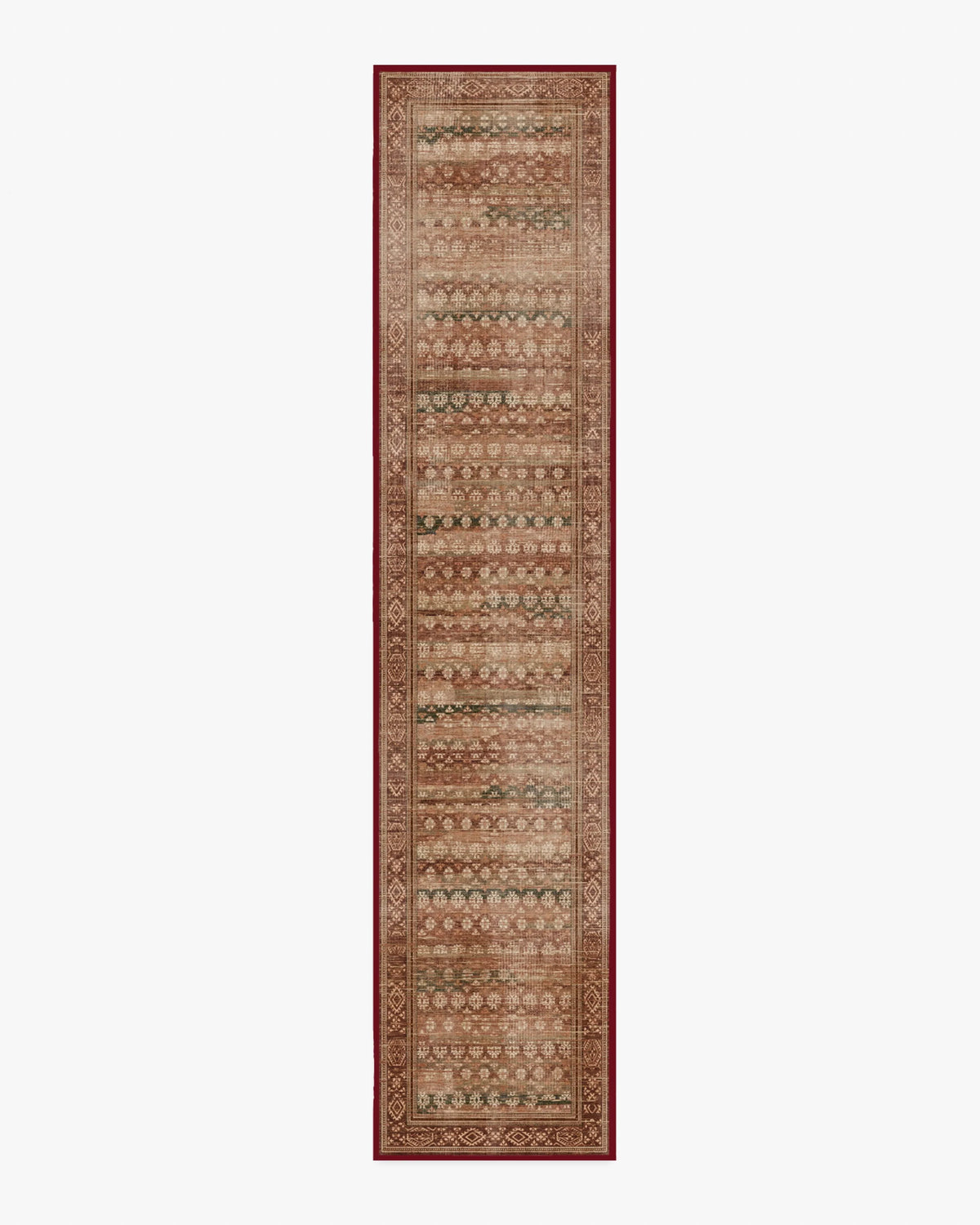 Solana Rust & Sage Flatwoven Rug