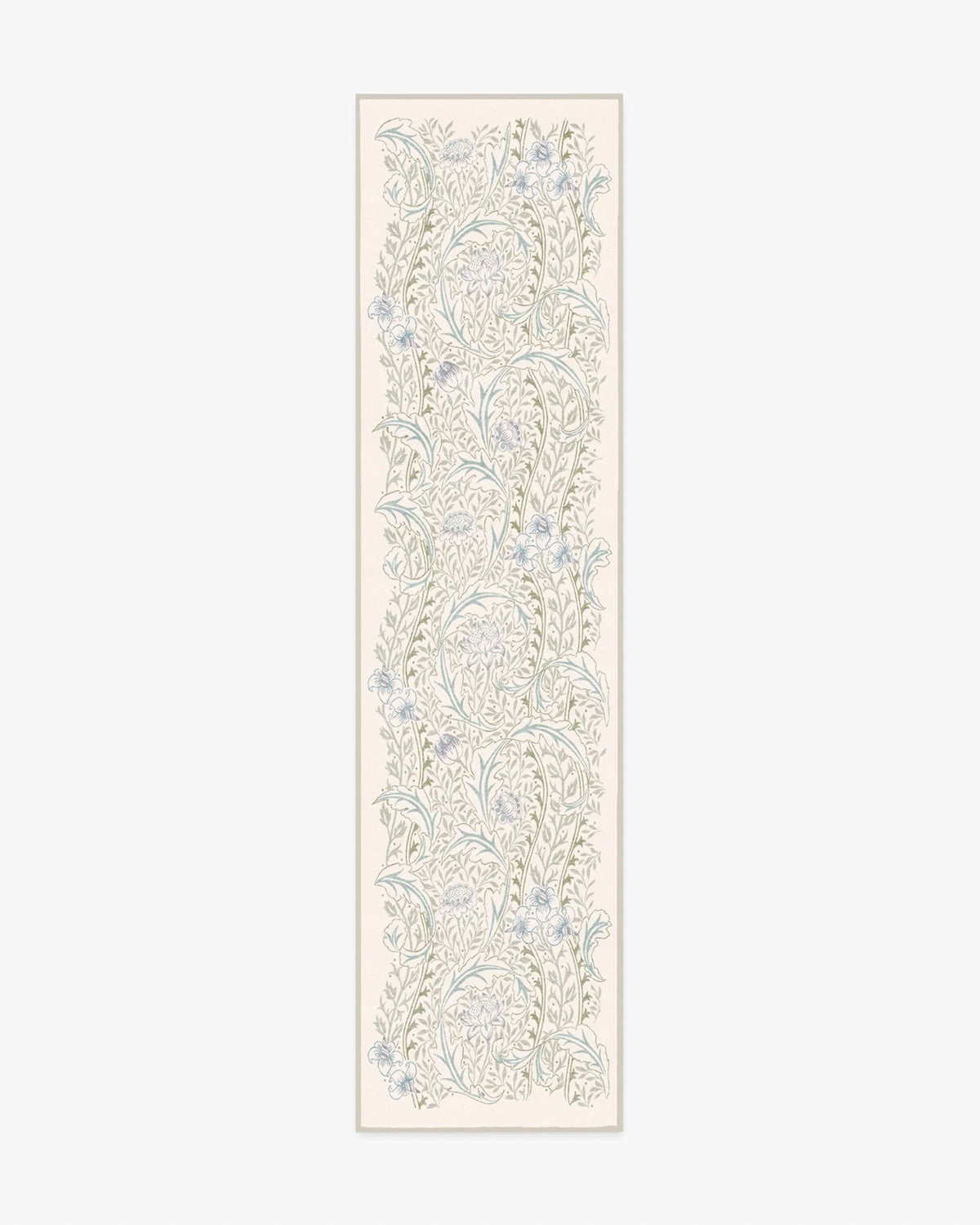 Wild Tulip & Vine Cream Rug by Morris & Co.