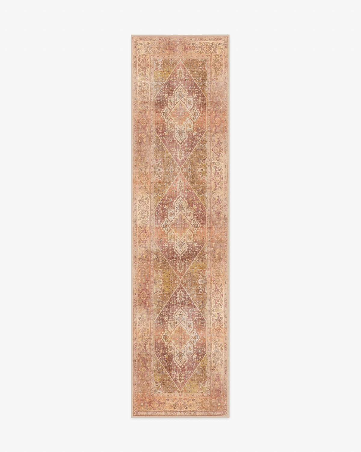 Santiago Coral & Gold Rug