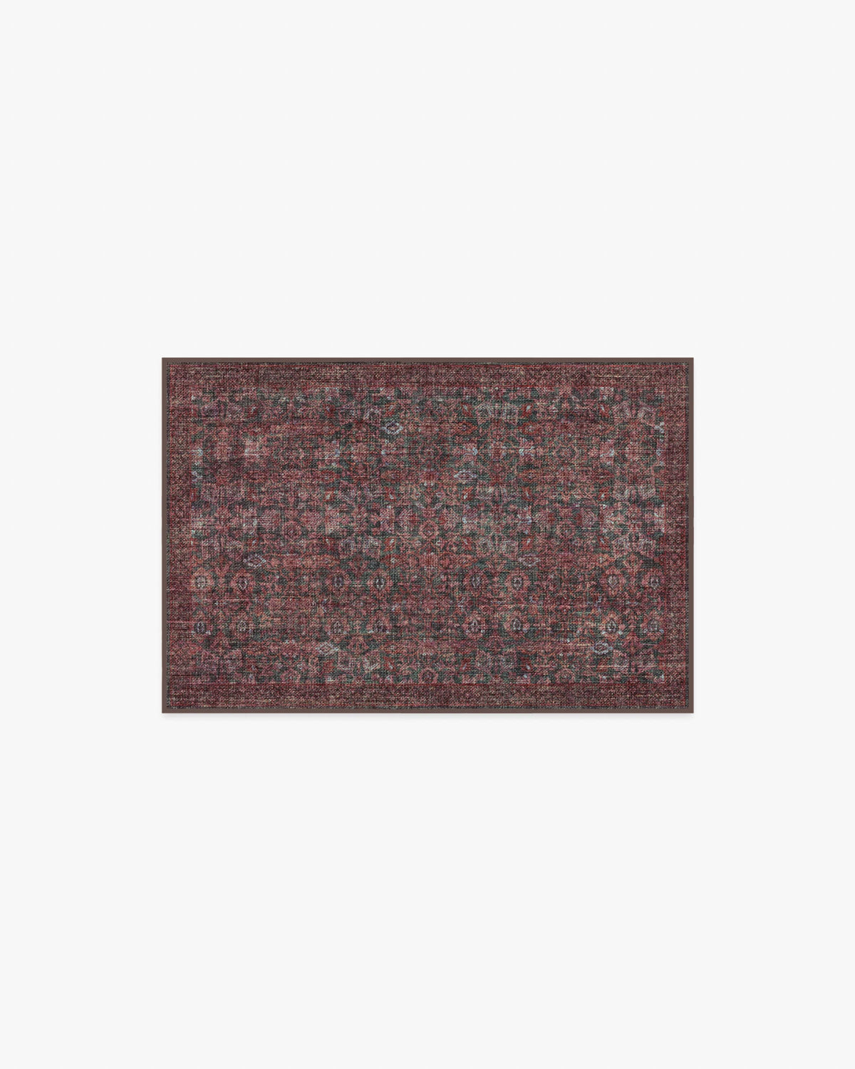 Sierra Charcoal & Burgundy Rug