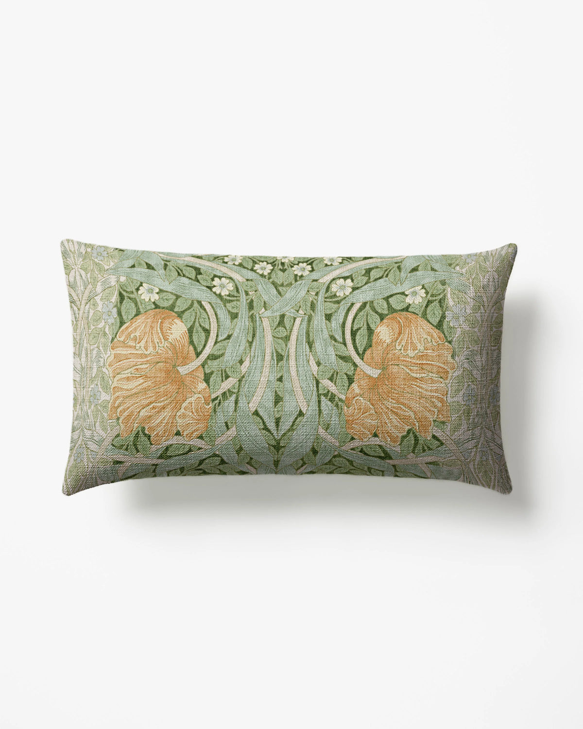 Pimpernel Sage Woven Lumbar Throw Pillow by Morris & Co.