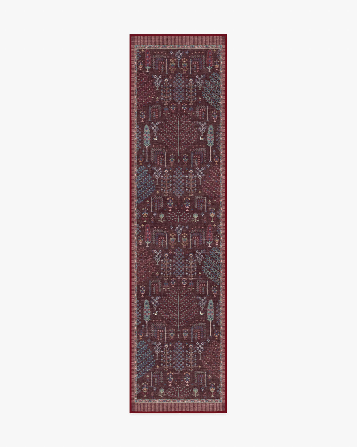 Dorian Burgundy Rug by Anthropologie