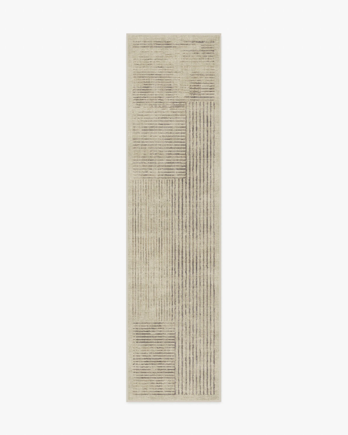 Linear Oasis Stone Grey Flatwoven Rug