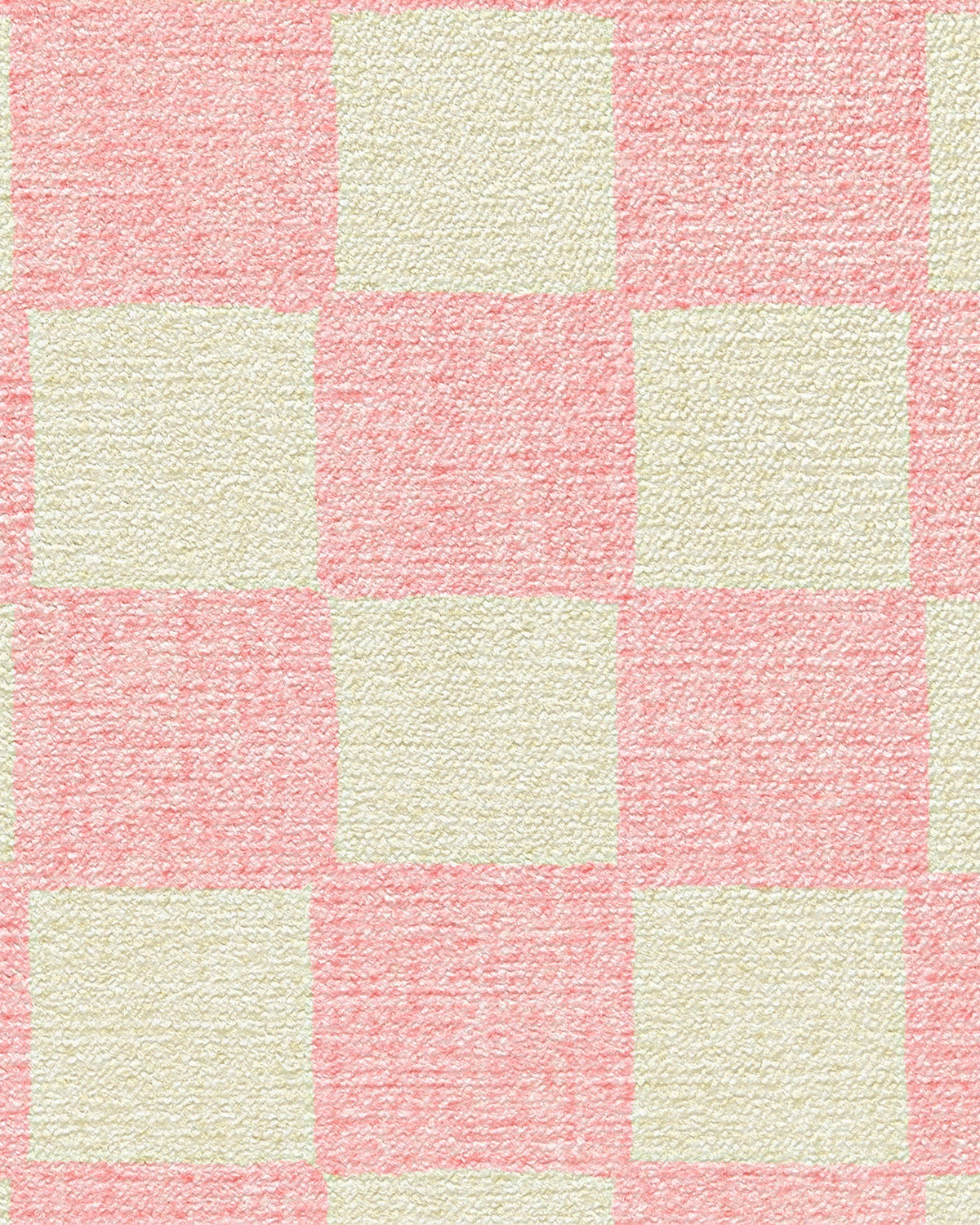 Let's Play Checkers Pink Rug
