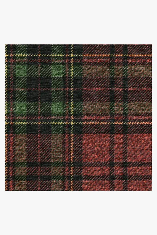 Dress Stewart Tartan Red Flatwoven Rug