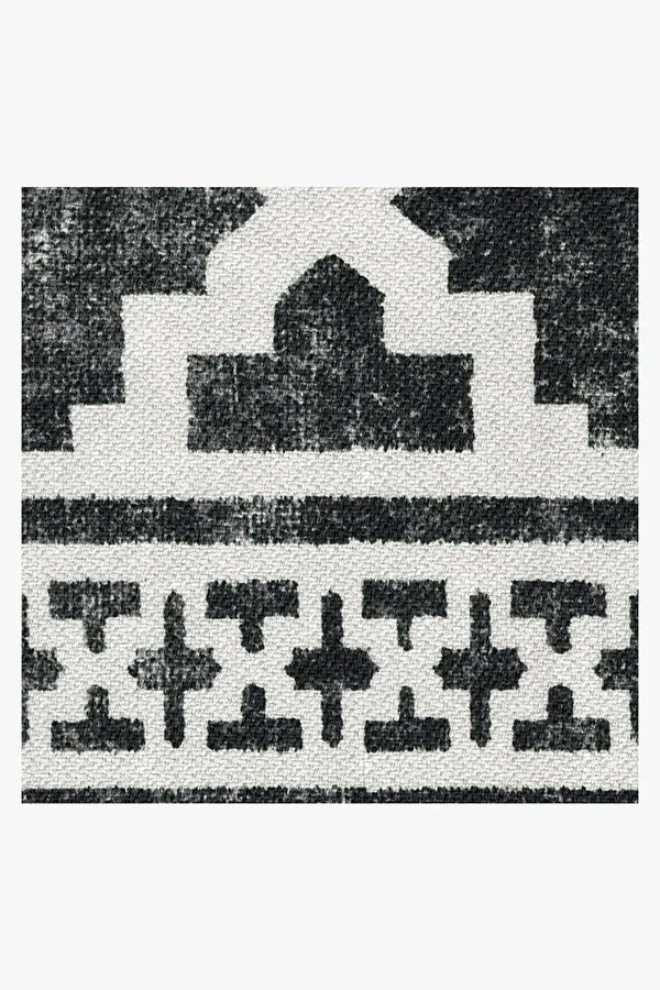 Cleo Trellis Black Outdoor Rug