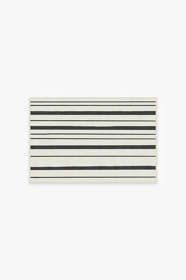 Hudson Stripe Black Rug