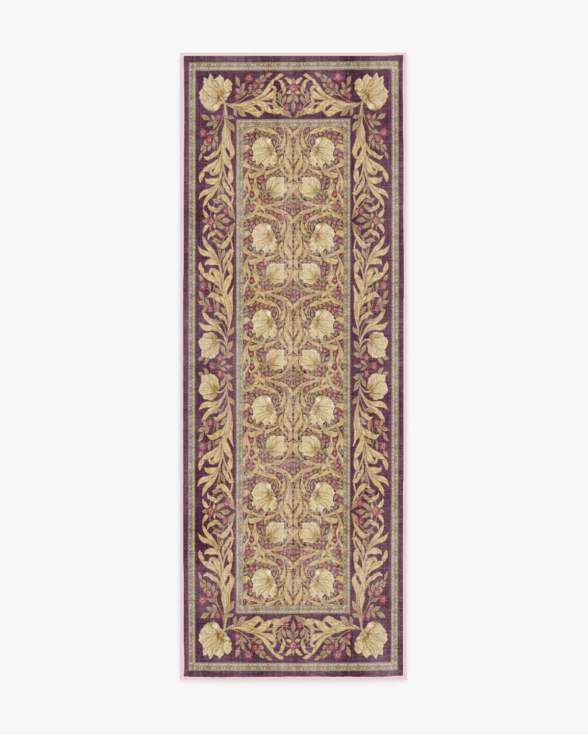 Pimpernel Mauve Rug by Morris & Co.