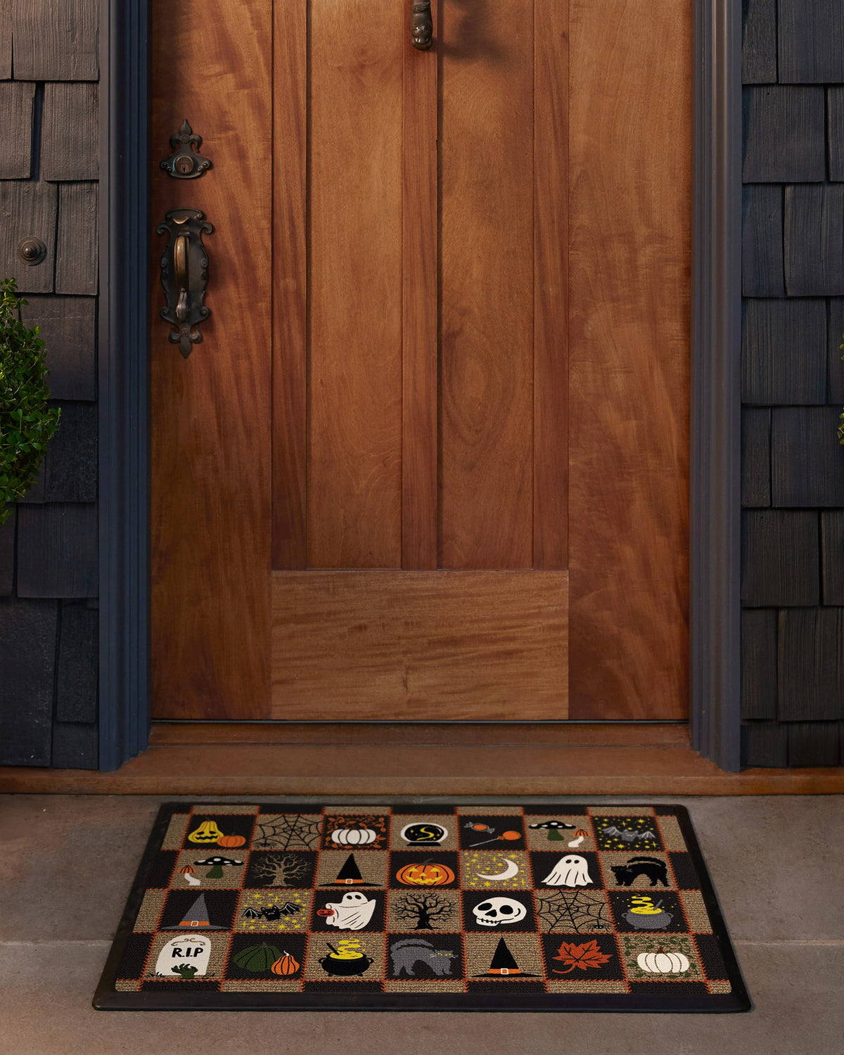 Spooky Patchwork Doormat