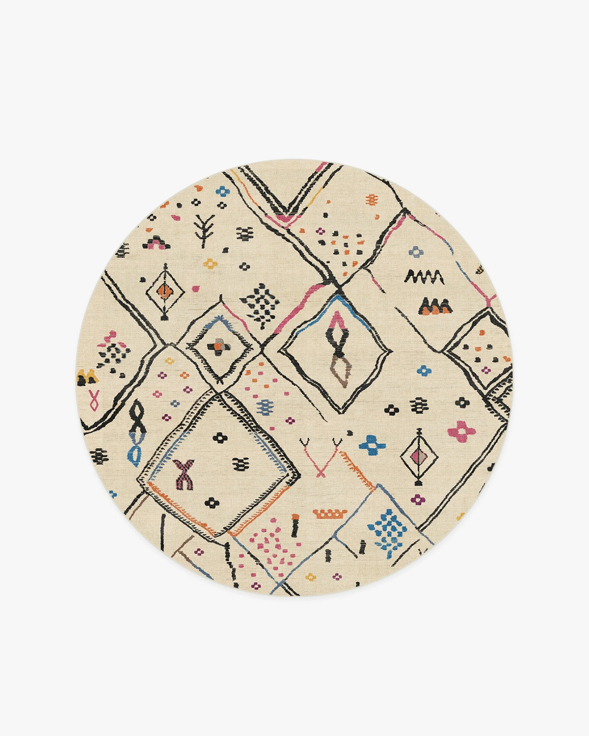 Pamir Ivory Multicolour Rug