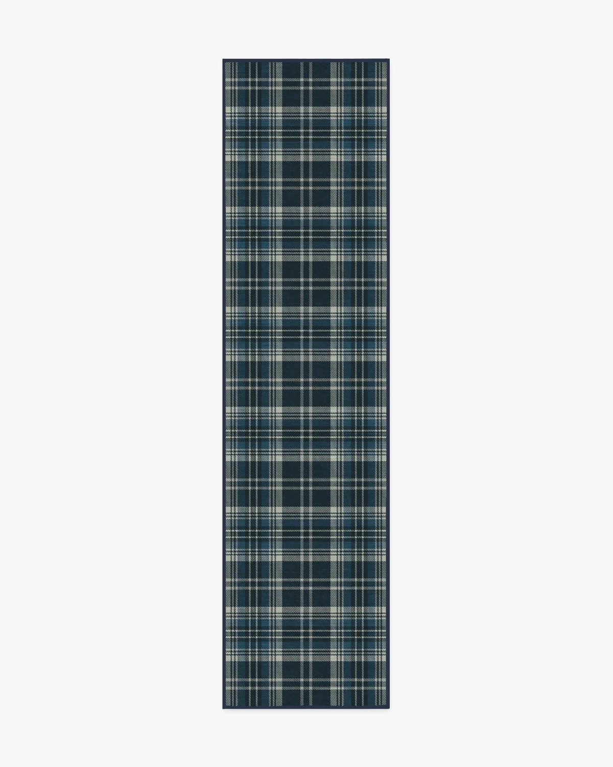 Dress Stewart Tartan Navy Flatwoven Rug