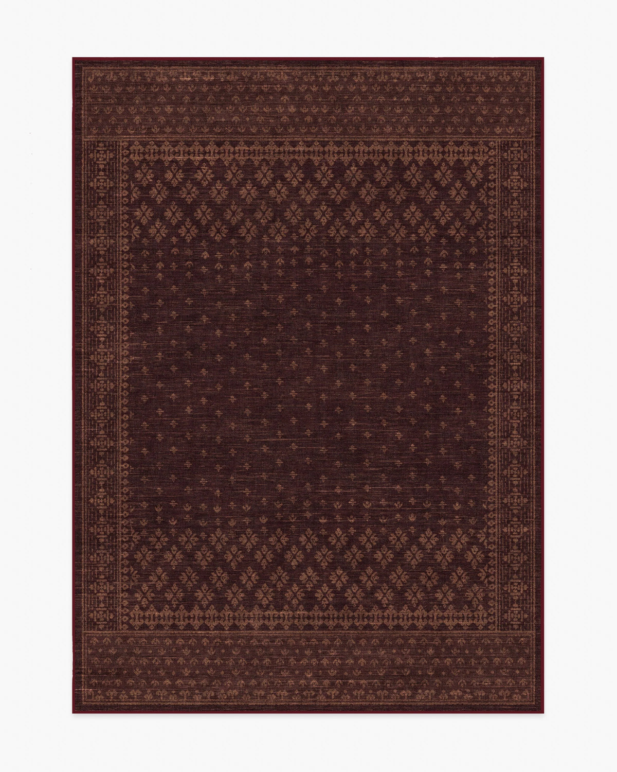 Fernanda Burgundy Flatwoven Rug
