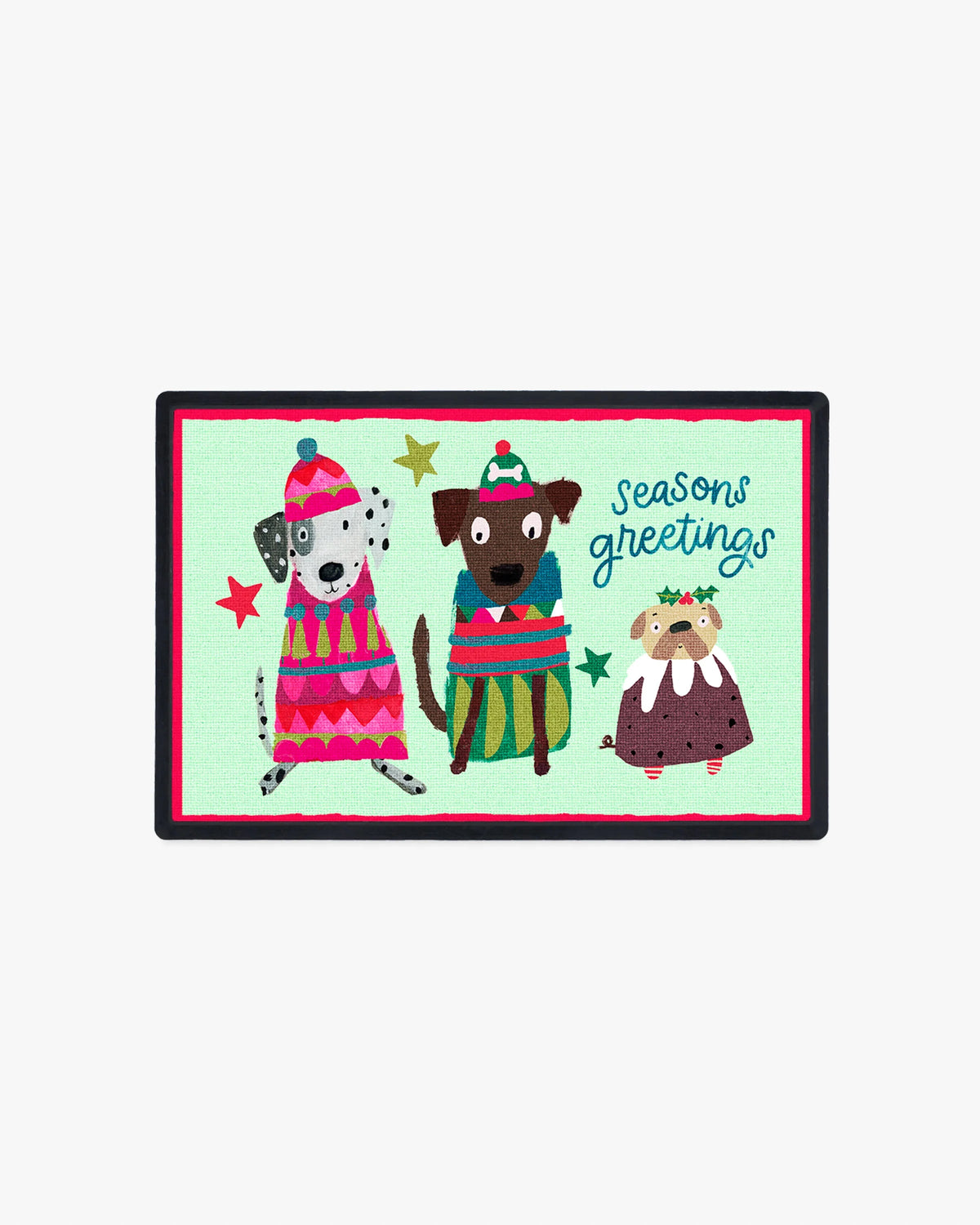 Cozy Pup Club Green Doormat