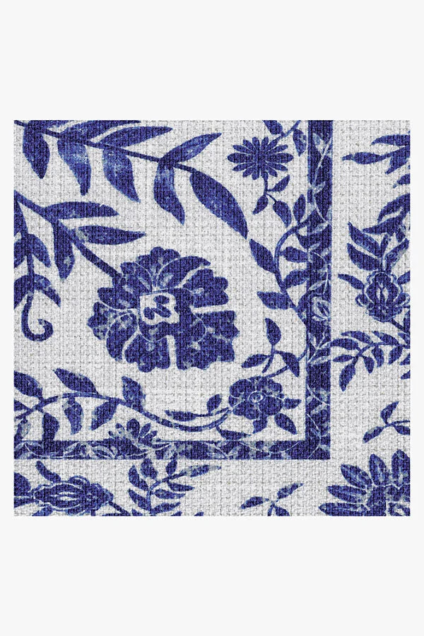Fontaine Delft Blue Outdoor Rug