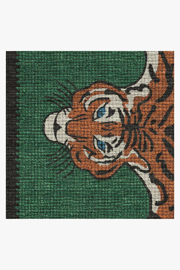Tiger Emerald Flatwoven Rug by Jonathan Adler