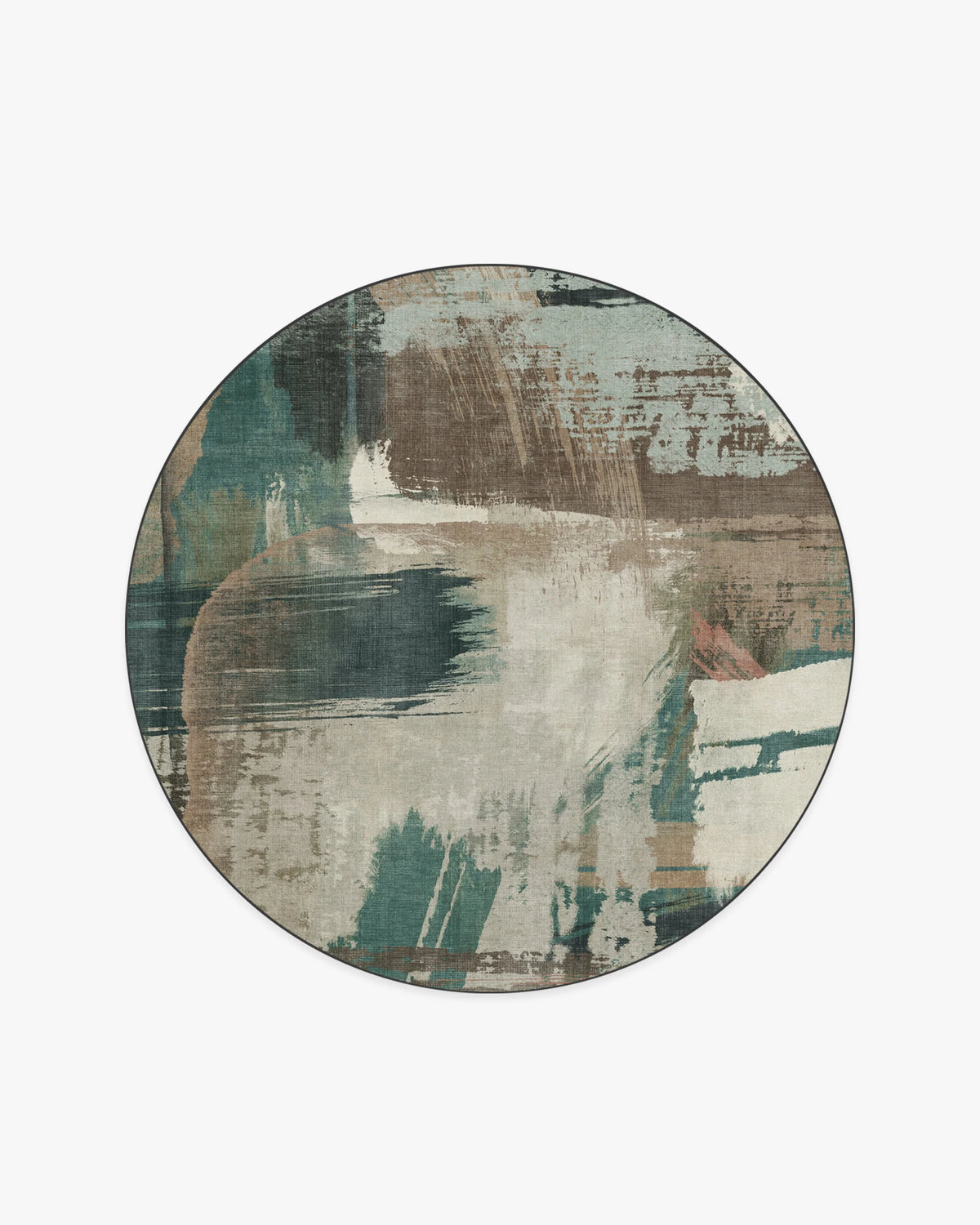 Dresden Shadow Multicolor Flatwoven Rug by Architectural Digest
