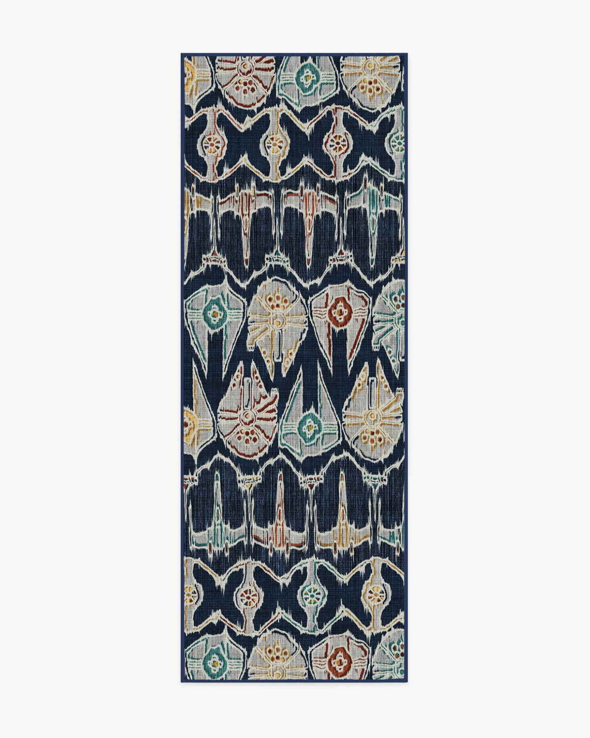Corellian Ikat Navy Flatwoven Rug