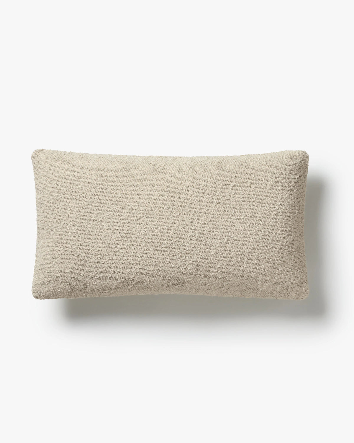Cream Boucle Throw Pillow