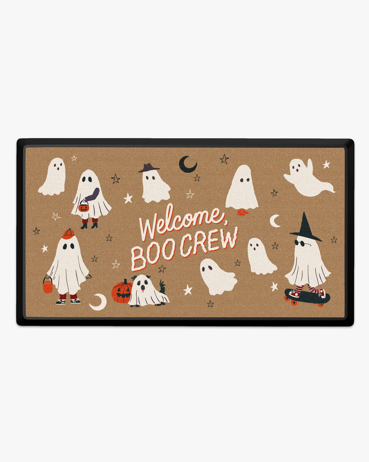 Welcome Boo Crew Coir Large Doormat Rug