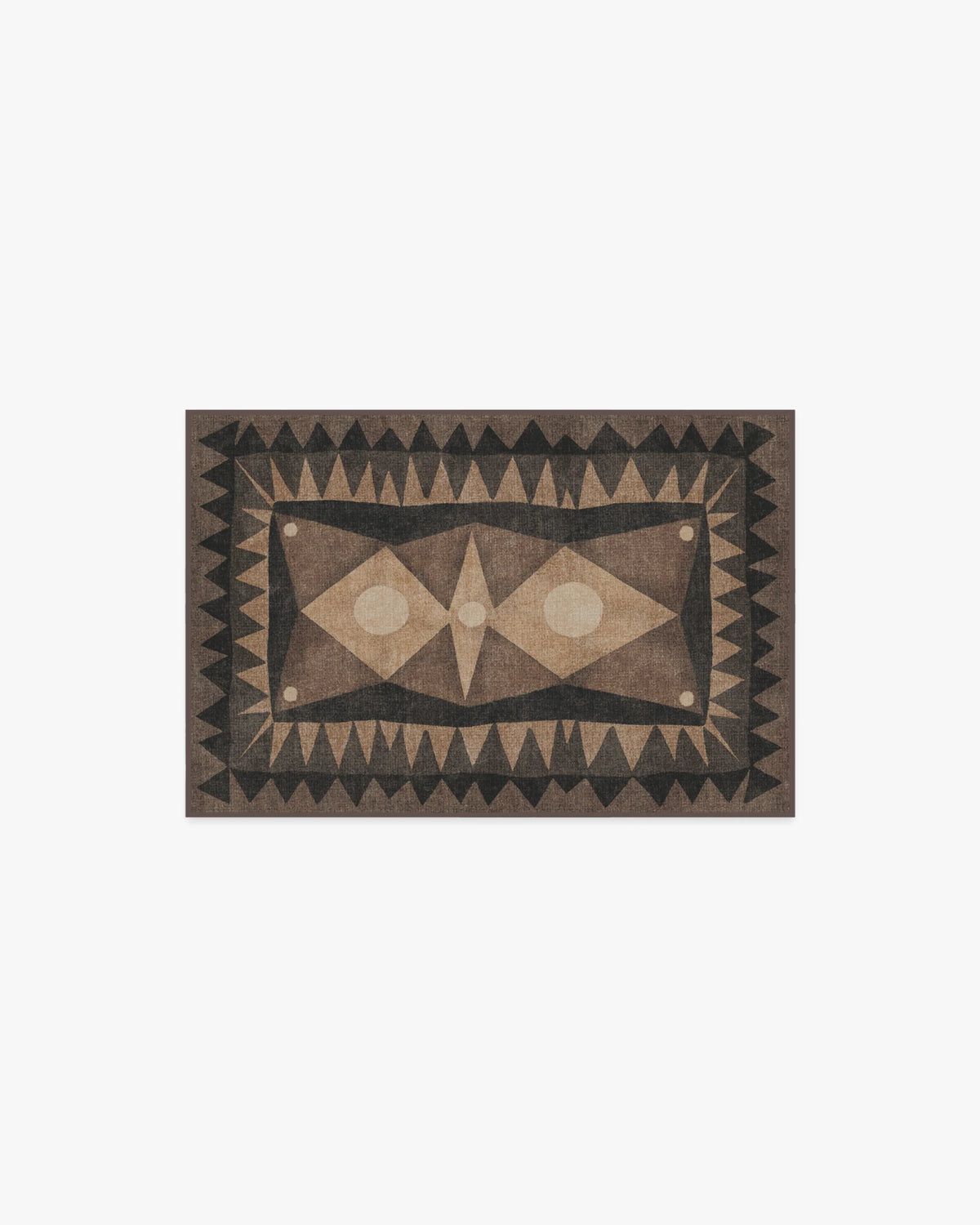 Hilma Charcoal Flatwoven Rug by Jungalow