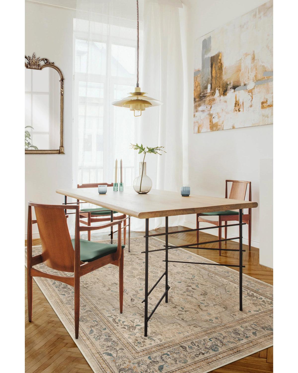 Adeline Ivory Opal Flatwoven Rug
