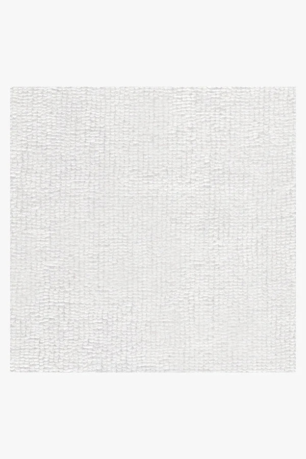 Solid White Bath Mat