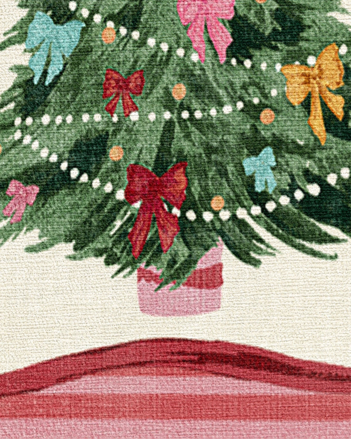 Bella Bows Multicolor Flatwoven Rug