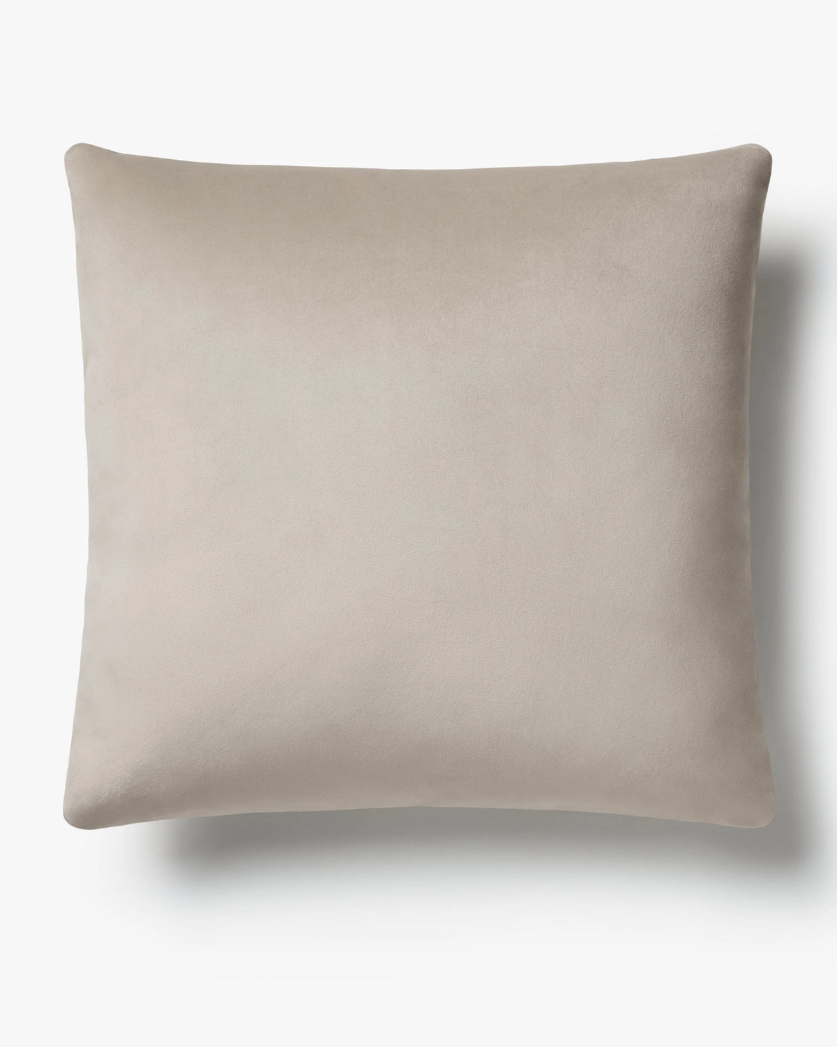 Sand Velvet Throw Pillow