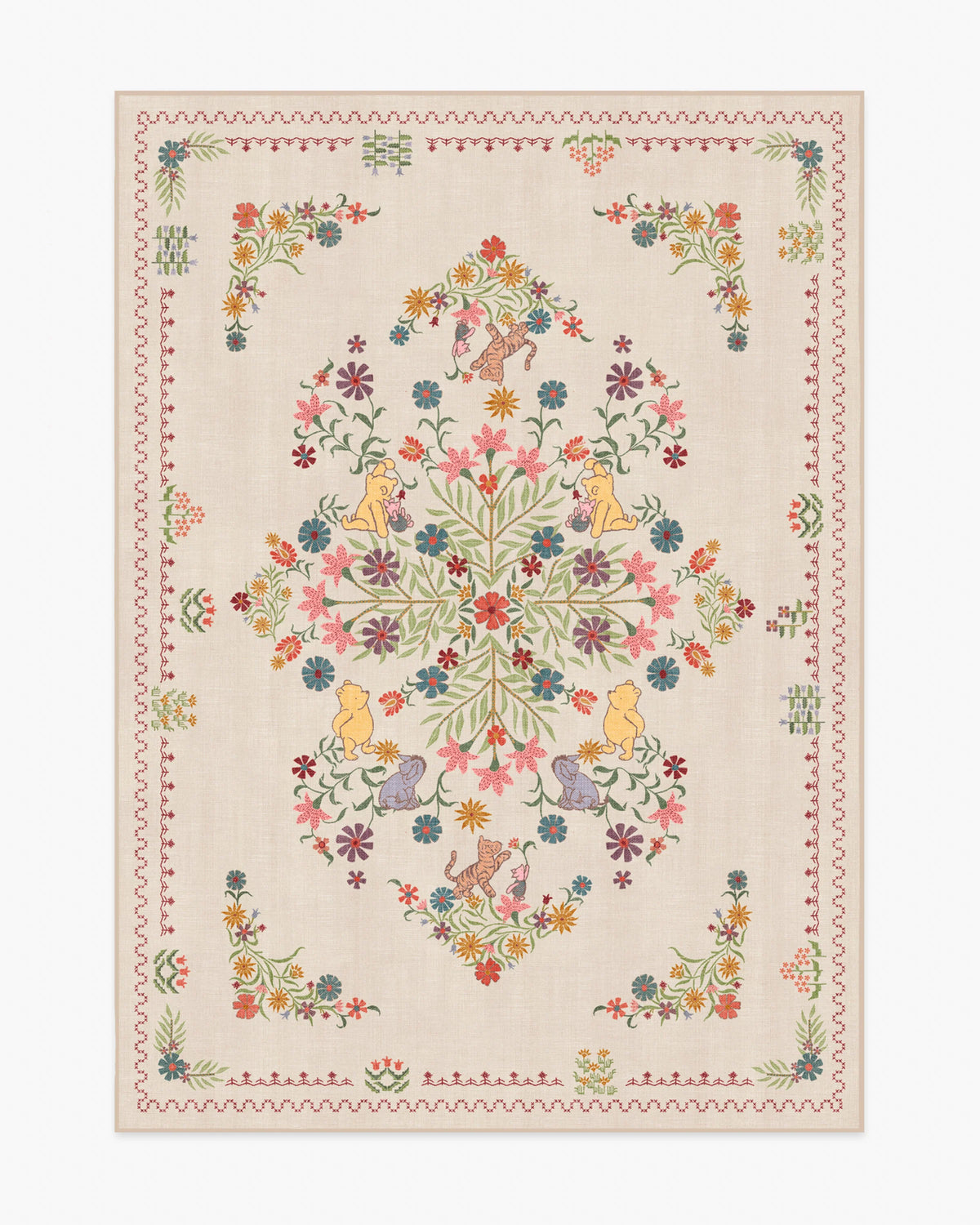Friendship Garden Cream Multicolor Rug