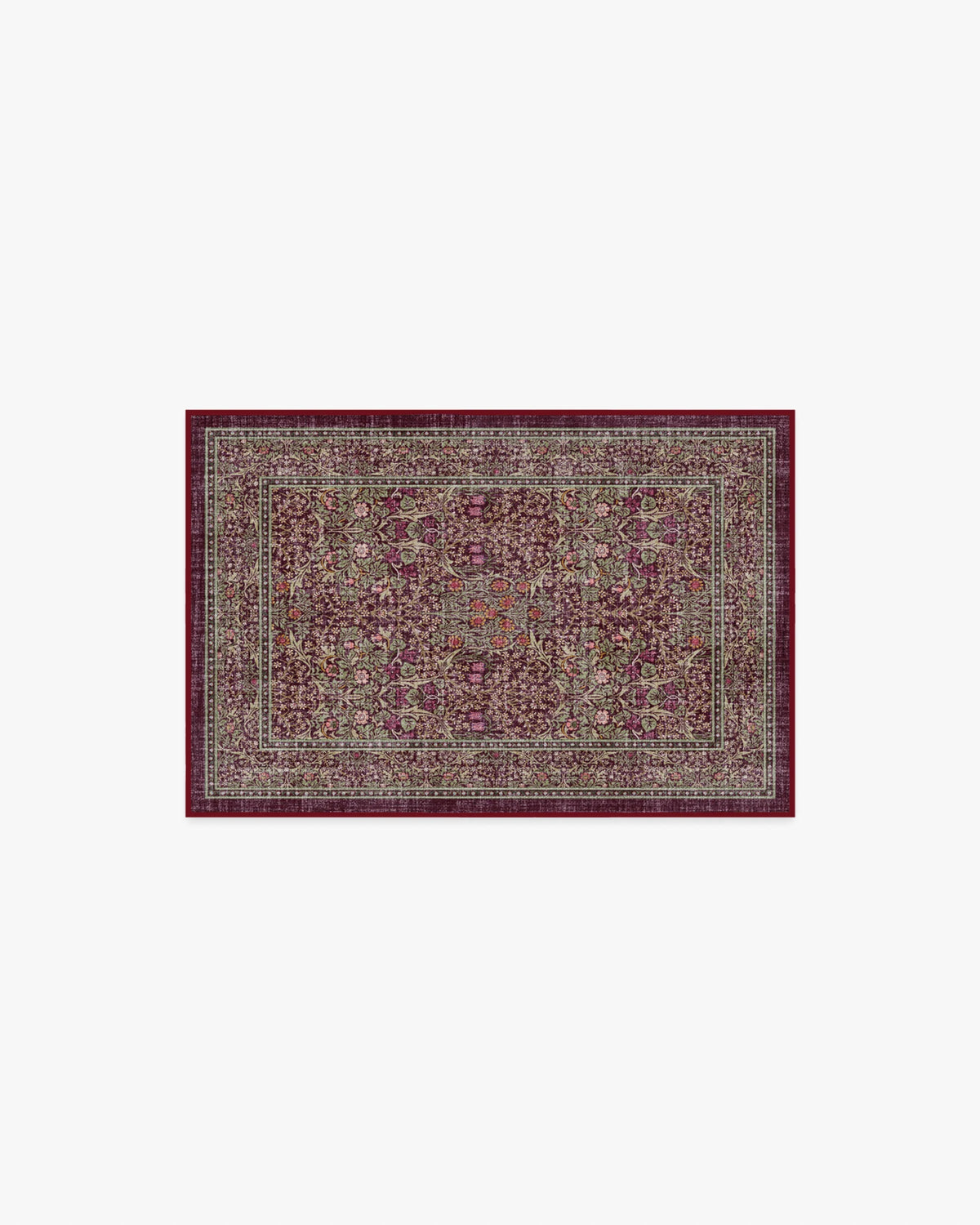 Blackthorn Mulberry Rug by Morris & Co.