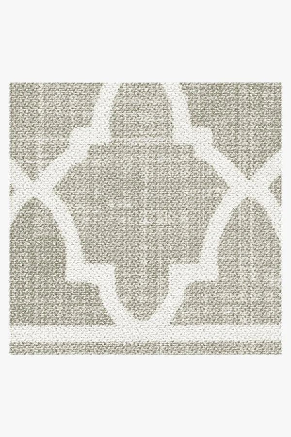 Varia Trellis Stone Outdoor Rug