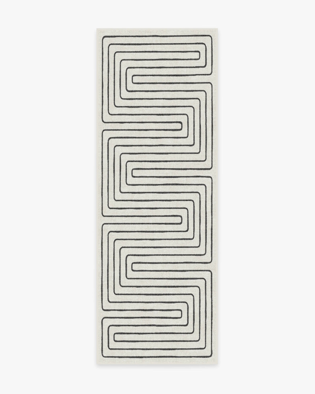 Labyrinth Black & Ivory Rug by Jonathan Adler