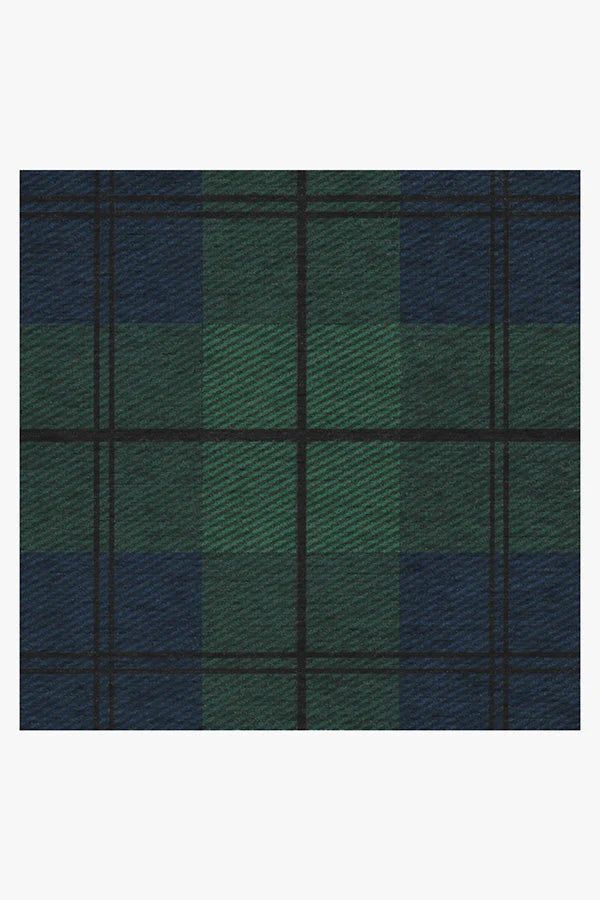 Buffalo Plaid Blackwatch Flatwoven Rug
