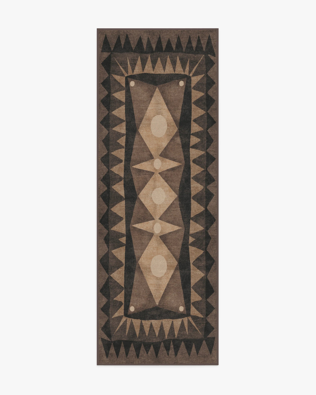 Hilma Charcoal Flatwoven Rug by Jungalow